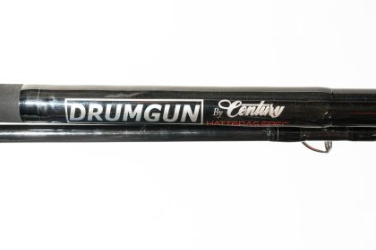 DRUMGUN LIGHT (Option: 12'8'' - Fast Action 3-8oz +Bait/ Casting/Trigger Reel Seat- Platinum Silver)